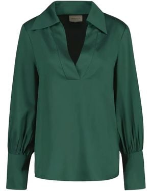 GANT Satin Blouse - Green