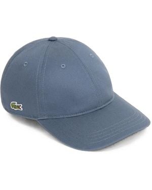 Lacoste Logo-Patch Baseball Cap - Blue