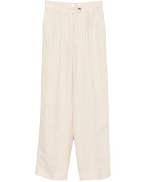 Ba&sh Stripe-Pattern Trousers - White