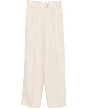 Ba&sh Pantalones a rayas - Blanco