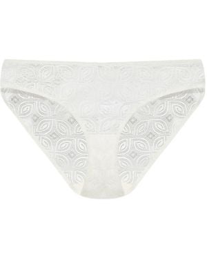 Hanro Ruby Lace Briefs - White