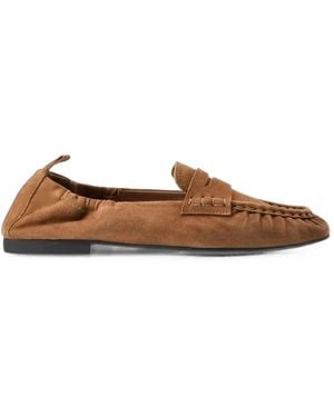COPENHAGEN Suede Loafers - Brown