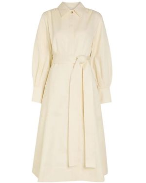 JOSEPH Ziane Midi Dress - White