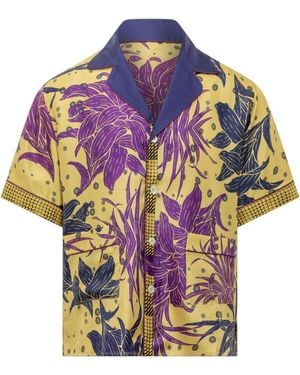 Pierre Louis Mascia Silk Shirt - Blue