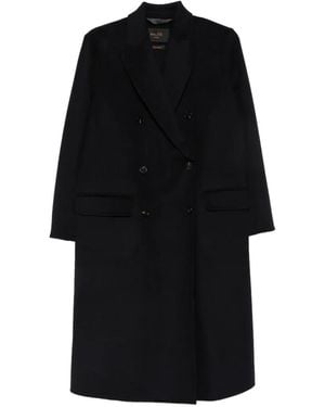 Paltò Double-Breasted Coat - Black