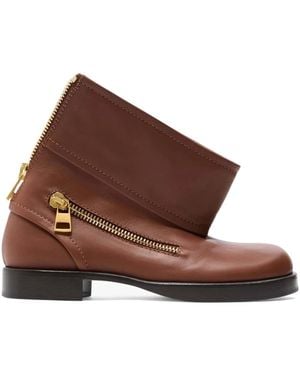 JW Anderson Botines con cordones - Marrón