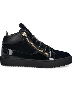 Giuseppe Zanotti Zip-Detail Trainers - Black