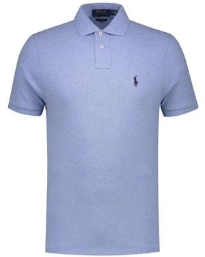Polo Ralph Lauren Logo Polo Shirt - Blue