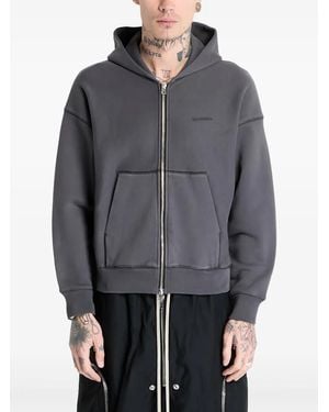 HAL STUDIOS® Cotton Zip-Up Hoodie - Gray