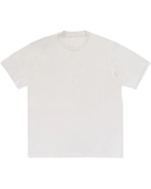 Lady White Co. Katoenen T-Shirt Met Ronde Hals - Wit