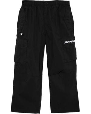 Aape By A Bathing Ape Hose mit Logo-Patch - Schwarz