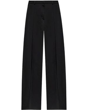 Balmain Wide-Leg Trousers - Black