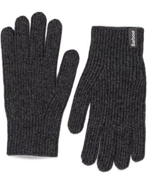 Barbour Danforth Handschuhe Aus Wolle Und Kaschmir - Schwarz