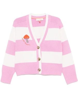 Mira Mikati Cardigan Mit Signature-Stickerei - Pink