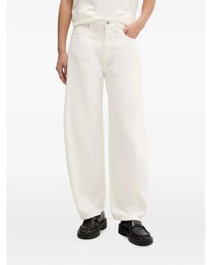 ViCOLO Chiara Barrel Jeans - White