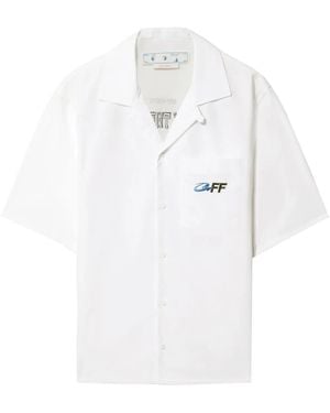Off-White c/o Virgil Abloh Exact Opp Holiday Shirt - White