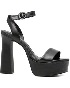 Carrano Platform Buckle-Fastening Sandals - Black
