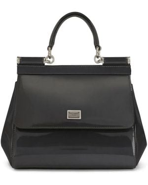 Dolce & Gabbana Small Sicily Handbag - Black