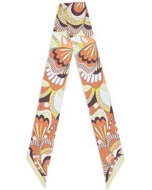 Lancel Printed Headband - White