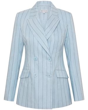 Rebecca Vallance Effie Double-Breasted Blazer - Blue
