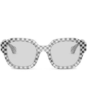 Alain Mikli Gafas A Cuadros - Gris