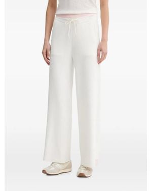 Guess Drawstring Track Pants - White