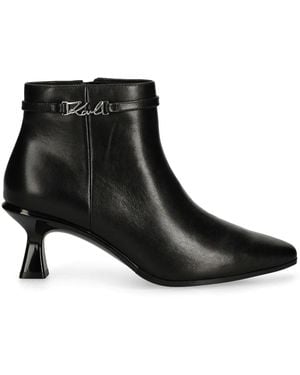 Karl Lagerfeld Panache 70mm ブーツ - ブラック
