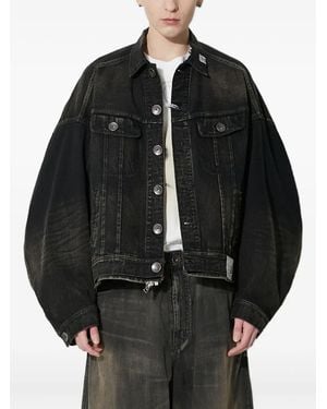 Maison Mihara Yasuhiro Combination Denim Jack - Zwart