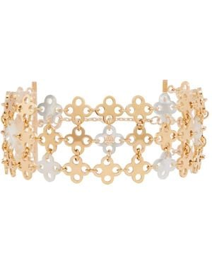 Tory Burch Forget Me Not Multi-Strand Bracelet - Metallic