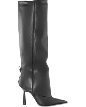 Gia Borghini Kniehohe Ros31 Stiefel 110mm - Weiß