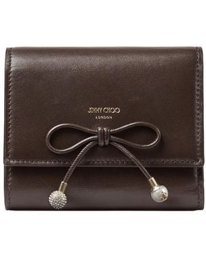 Jimmy Choo Marinda Bow Wallet - Brown