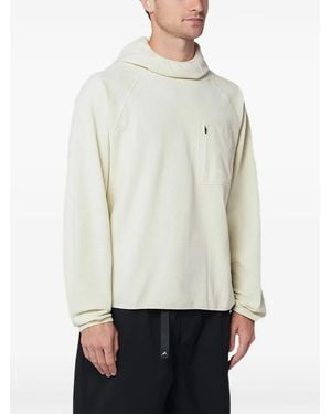 Purple Mountain Observatory Sudadera Con Capucha Y Bolsillo Con Cremallera - Blanco