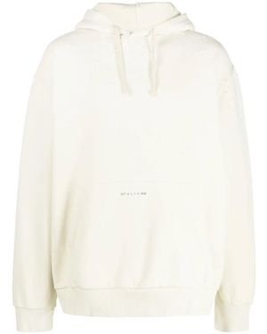 1017 ALYX 9SM Sudadera con capucha y logo - Blanco