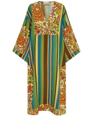 ALÉMAIS Charlie Linen Midi Dress - Green