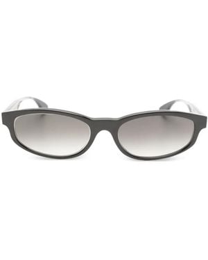 Maybach The Viper I Oval-Frame Sunglasses - Grey
