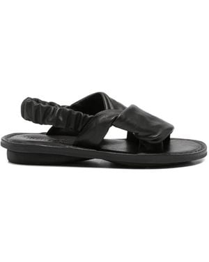 Trippen Embrace Leather Sandals - Black