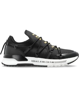 Versace Jeans Couture Lace-Up Trainers - Black