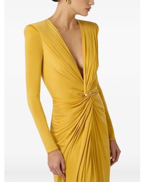 Elisabetta Franchi Carpet Dress - Yellow