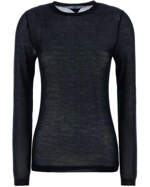 Prada Jersey con cuello redondo - Azul