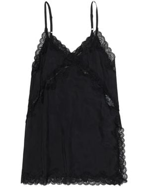 Bimba Y Lola Lace-Detail Top - Black