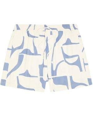 Raith Massira-Print Swim Shorts - Blue
