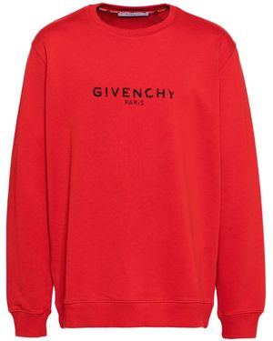 Givenchy Sweat À Logo Imprimé - Rouge