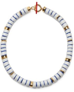 Lizzie Fortunato Lido Beaded Necklace - Metallic