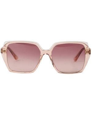 KARL LAGERFELD Autograph Square Sunglasses - Pink