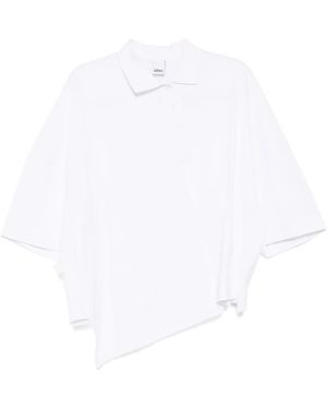 GDeL by gaze de lin Asymmetrisches Poloshirt - Weiß