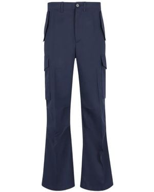 Setchu Cargohose Mit Gürtelschlaufen - Blau