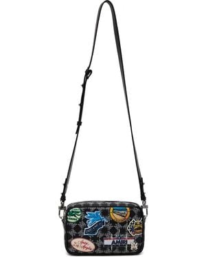 Amiri Patch-Embellished Messenger Bag - White