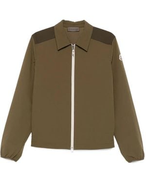 Moncler Zip-Up Shirt Jacket - Green
