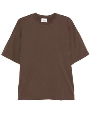 Halfboy Cotton T-Shirt - Brown