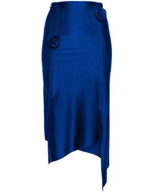 Coperni Gonna Asimmetrica Midi - Blu